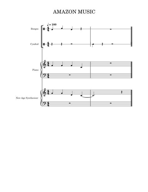 amazon music sheet music